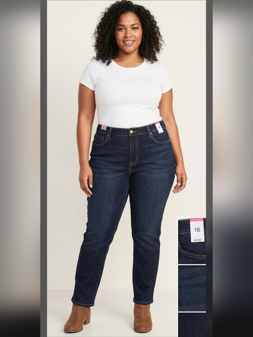 NWT Old Navy The Flirt Skinny Denim Blue Jeans 18 City #7111